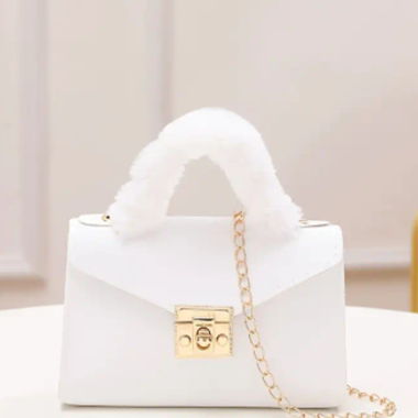 Sac à main blanc neuf 