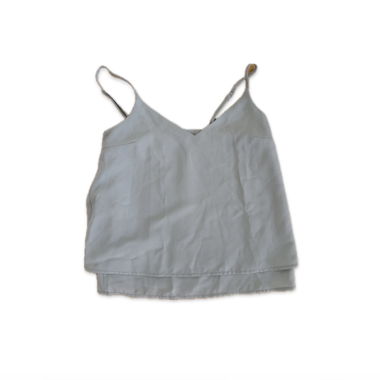 Hellblaues Layered Top