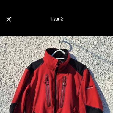 1x veste rouge marque Northland taille L