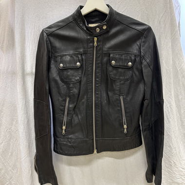 Veste en cuir Leonardo