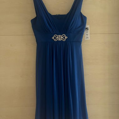Blue cocktail dress