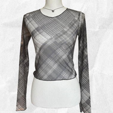  sleeve  see-through