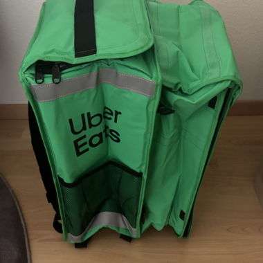 Uber Eats with bike bike or with car