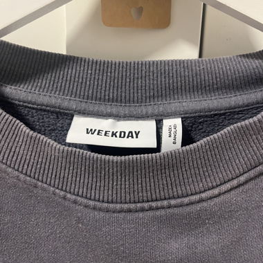 Felpa grigia Weekday