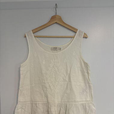 Verziertes Top von cream