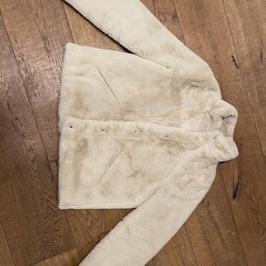 Giacca in pelliccia beige di Only