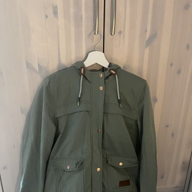 Türkise Herbstjacke 