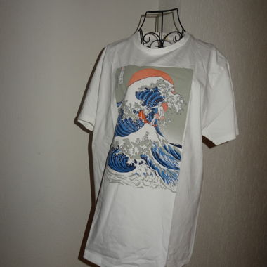 The Great Wave off Kanagawa inspired printed Shirt