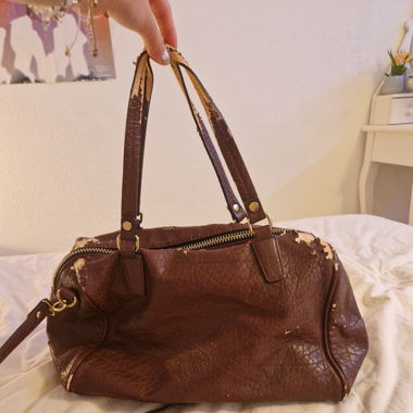 red y2k bag