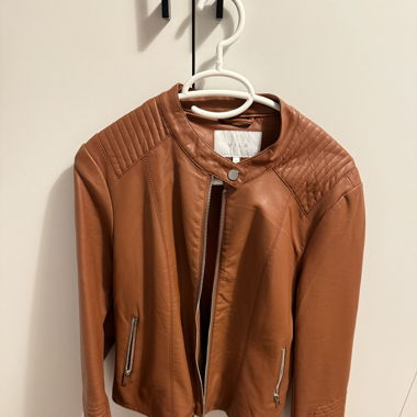 Lederjacke Braun Grösse 38