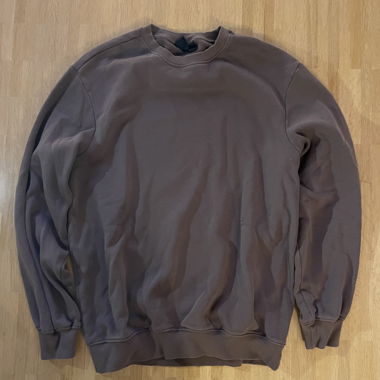 BAGGY BROWN RELAXED FIT H&M CREENECK
