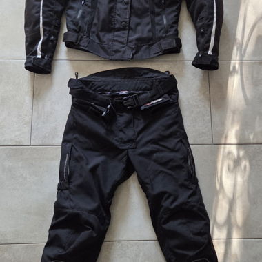 Set giacca da moto donna con pantaloni
