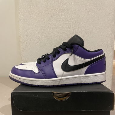 Jordan 1 Low Court Purple