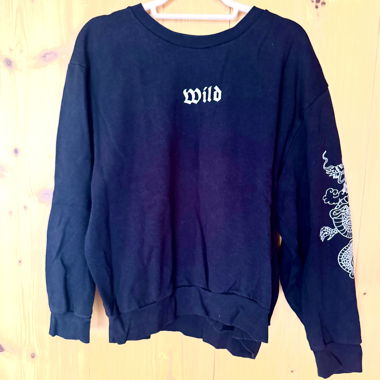 Maglione con motivo a serpente