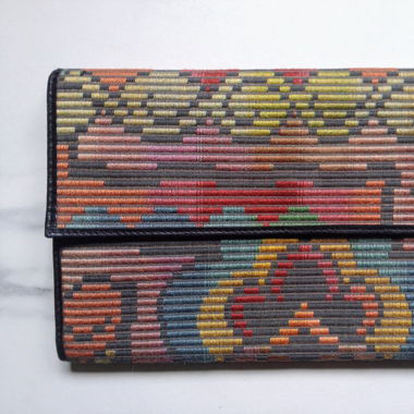 Vintage Christian Fischbacher leather bag wallet