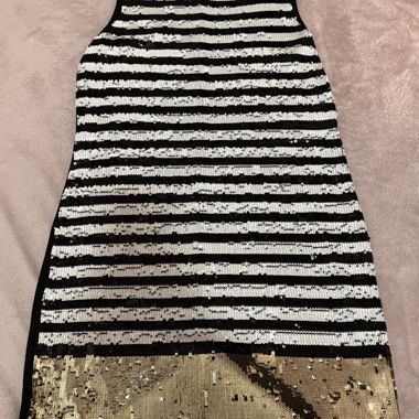 Abito Guess con paillettes nero-oro L