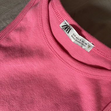 Pinkes Zara Oberteil