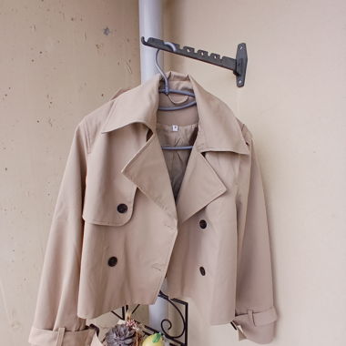 Trench corto beige - Taglia S