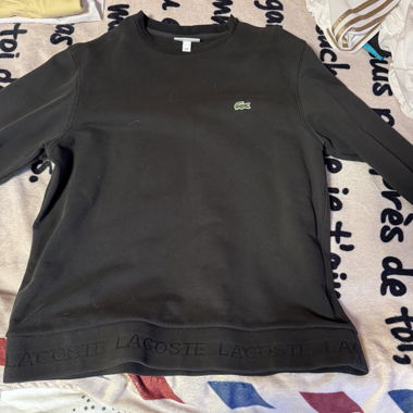 Sweatshirt Lacoste noir