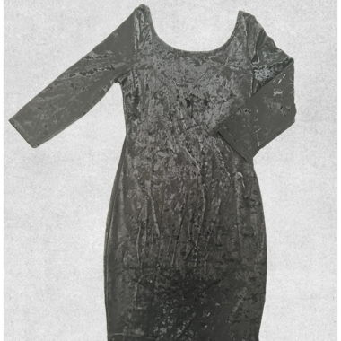 Even&Odd Black Velvet Dress