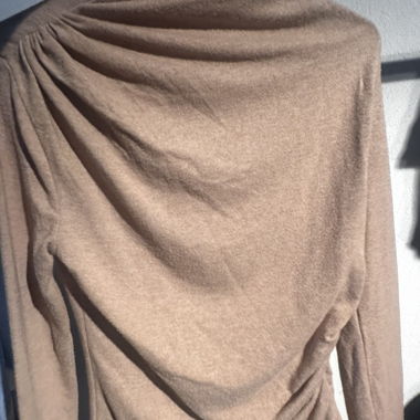 Maglietta a maniche lunghe Stradivarius marrone cammello