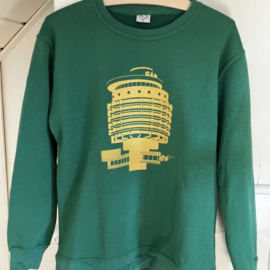Green Sweatshirt “Hotel Salut à Kyiv”
