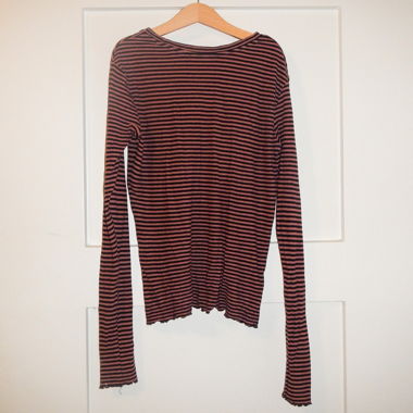 Maglietta vintage a righe manica lunga