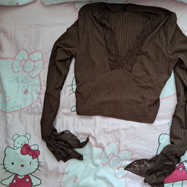 Crop Top Langarm