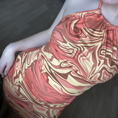 Robe d’été orange 