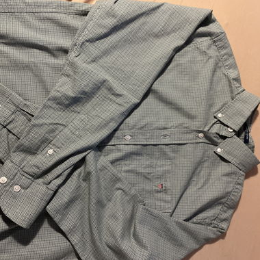 Camicia  Gant piccoli quadretti verdi Taglia S 37/38