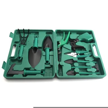 Set d'outils de jardin vert