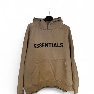 Fear of God Essentials Sweat à capuche beige S