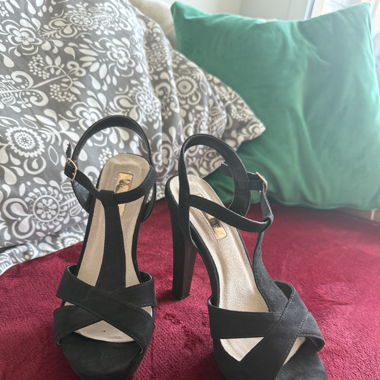 Décolleté Nere Primark Taglia 37 Vera Pelle