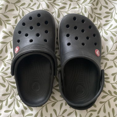 Black Crocs clogs