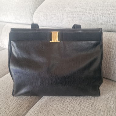 Salvatore Ferragamo Vintage Vara Tote – Pelle 