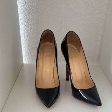 Christian Loubutin! Lack Pumps, schwarz,Gr.38,Top!
