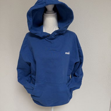 Nude Project Blue Hooded Sweatshirt XS