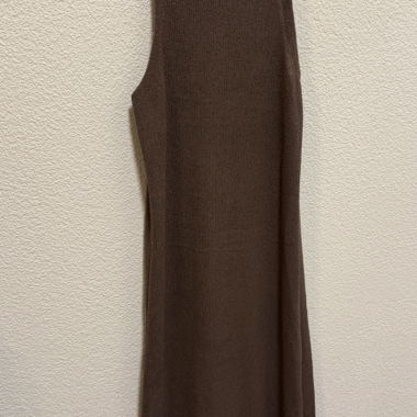 H&M knit dress brown XS