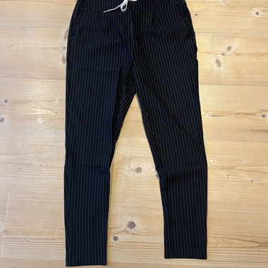 Black Stripe Pants