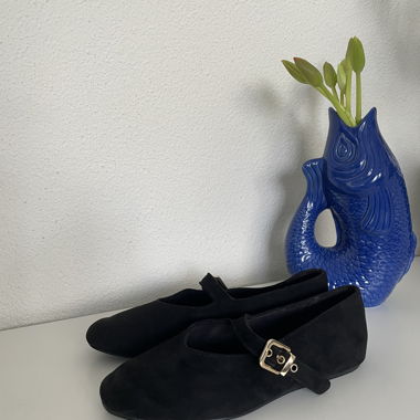 Black Mary-Jane ballerinas