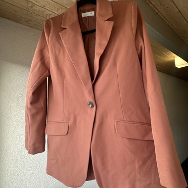 Blazer oversize corail