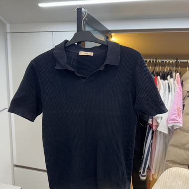 Elegantes blaues Top - Mango