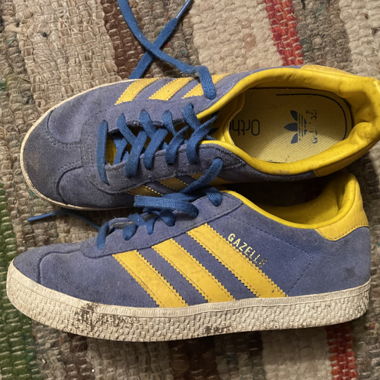 Adidas Gazelle Sneaker bleu/jaune
