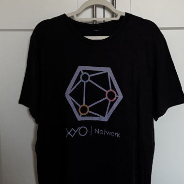 Schwarzes Oversized T-Shirt/ EU L