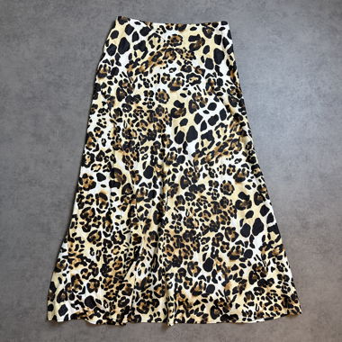 Leopard Print Maxi Skirt
