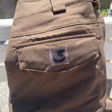 Pantaloni da snowboard marroni