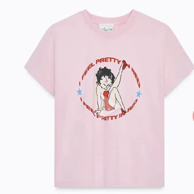Rosa T-Shirt Betty Boop