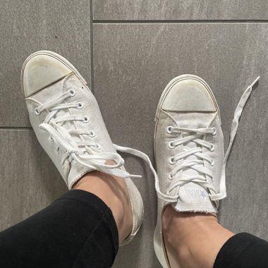 Converse All Star blanches inscrites 8 / 39