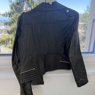Veste cuire Maje 38 