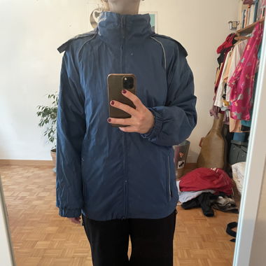 Regenjacke blau